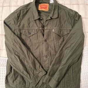 Levi’s Green Denim Trucker Jacket